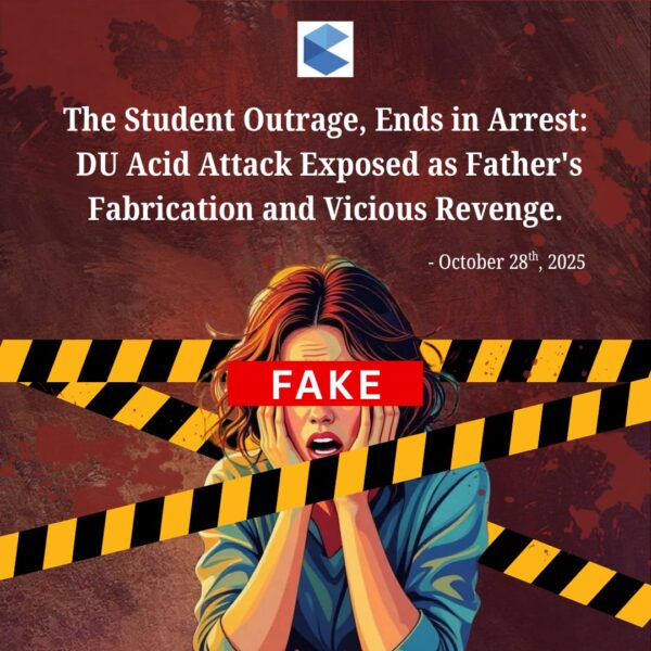 The Student Outrage, Ends in Arrest: DU Acid Attack Exposed as Father’s Fabrication and Vicious Revenge.