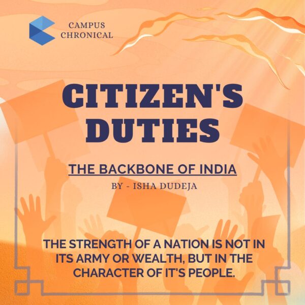 Citizen’s Duties: The Backbone of India
